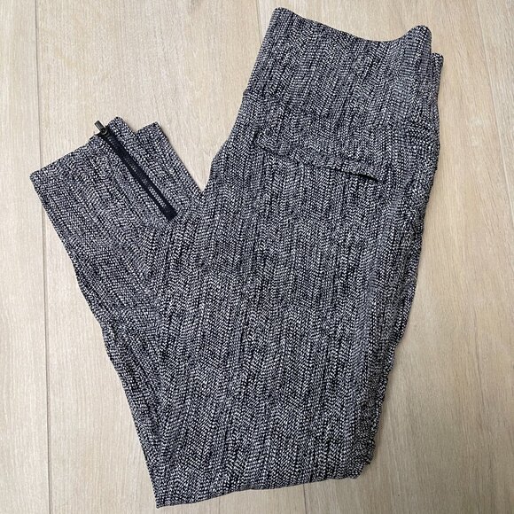 Athleta Delancey Textured Mototight, herringbone design - Picture 2 of 5